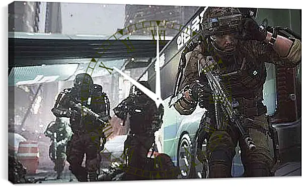 Часы картина - Call Of Duty: Advanced Warfare