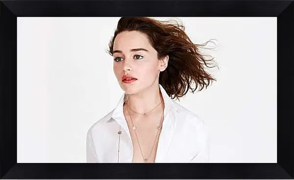 Картина в раме - Эмилия Кларк. Emilia Clarke