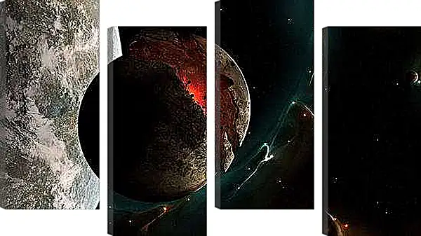 Модульная картина - Космос