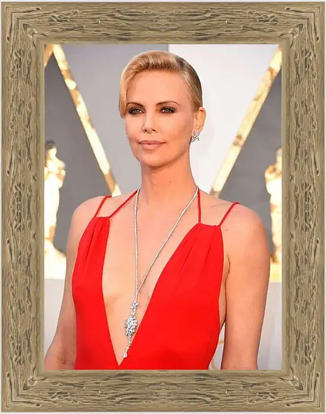 Картина в раме - Шарлиз Терон. Charlize Theron