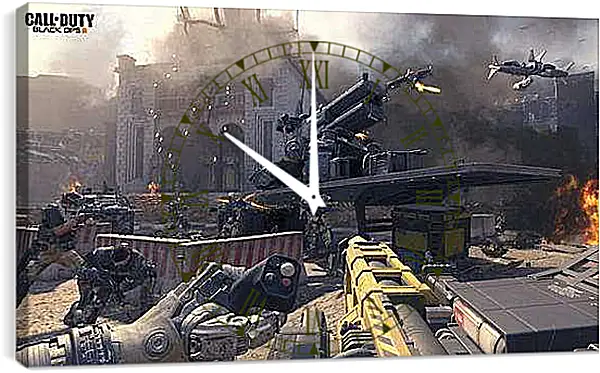Часы картина - Call Of Duty: Black Ops III