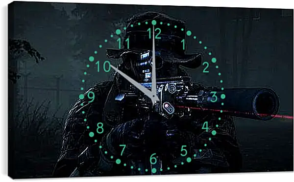 Часы картина - Battlefield 4