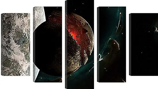 Модульная картина - Космос