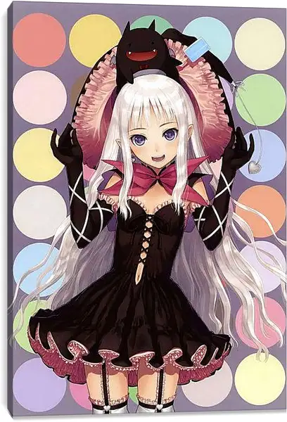 Постер на подрамнике - Леди со зверьком