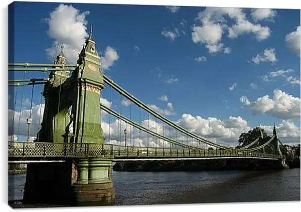 Постер на подрамнике - Хаммерсмитский мост. Лондон
