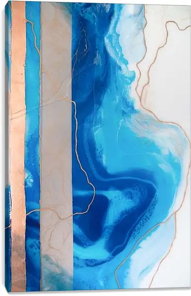 Постер на подрамнике - Abstraction ocean4. Mari Dein