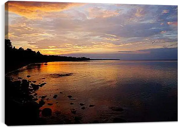 Постер на подрамнике - Озеро Ладога