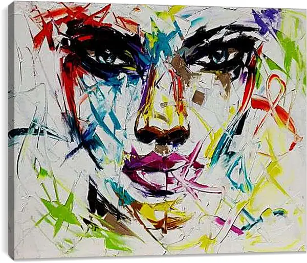 Постер на подрамнике - Хищный взгляд