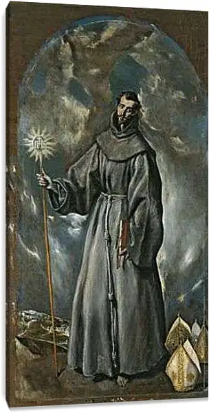 Постер на подрамнике - San Bernardino. Эль Греко