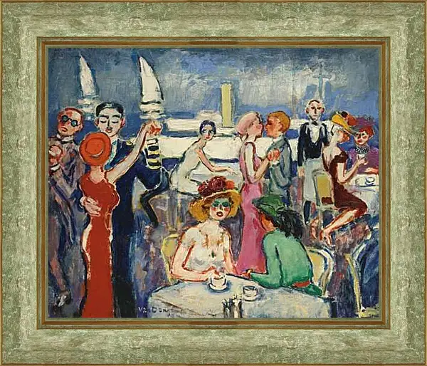 Картина в раме - Довиль (радость жизни). Кес ван Донген