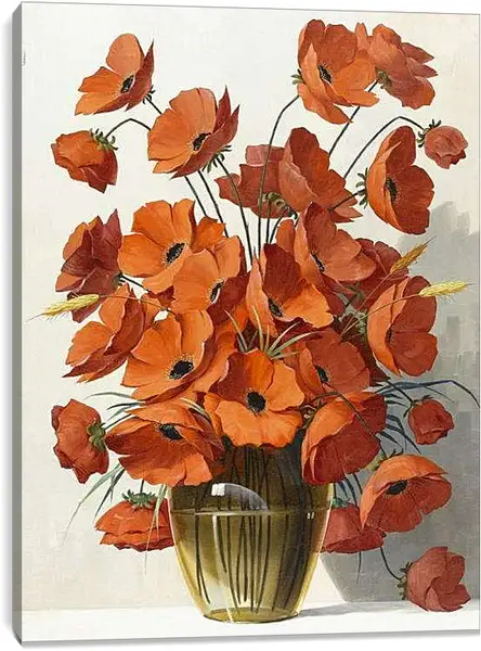 Постер на подрамнике - Маки