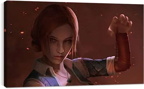 Постер на подрамнике - The Witcher (Ведьмак), красотка Трисс