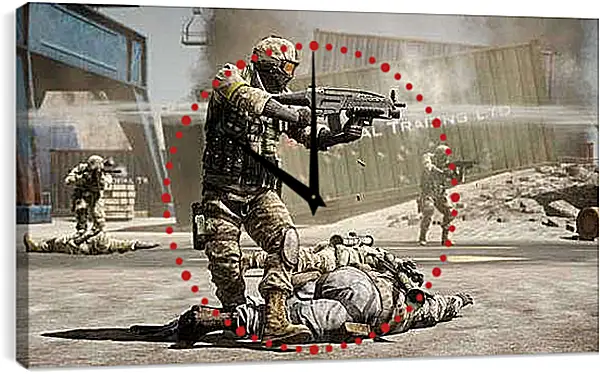 Часы картина - Battlefield: Bad Company 2