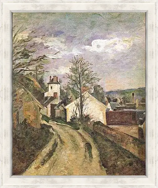 Картина в раме - La Maison du Docteur Gachet a Auvers. Поль Сезанн