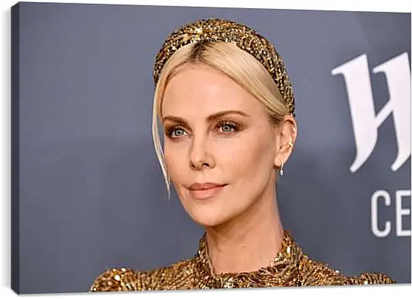 Постер на подрамнике - Шарлиз Терон. Charlize Theron