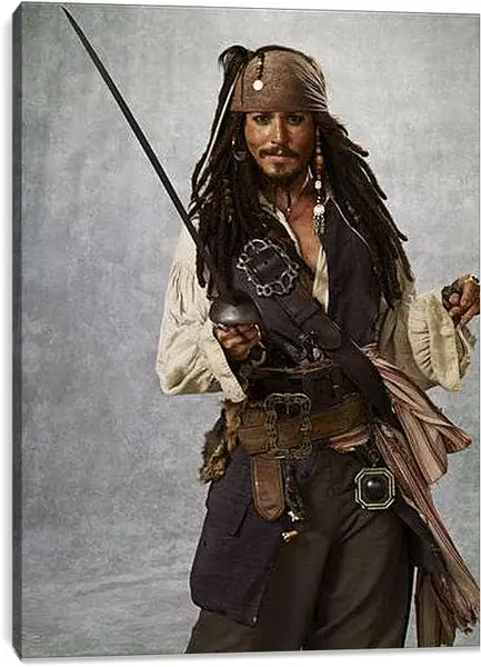 Постер на подрамнике - Johnny Depp - Джонни Депп
