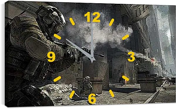 Часы картина - Call Of Duty