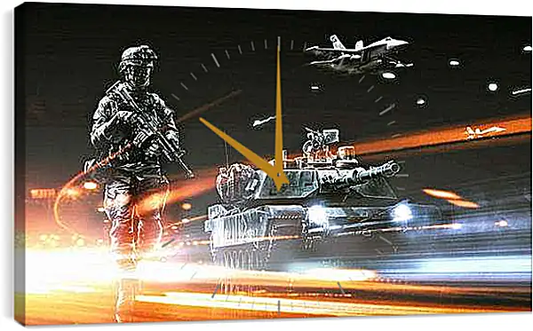 Часы картина - Battlefield 3