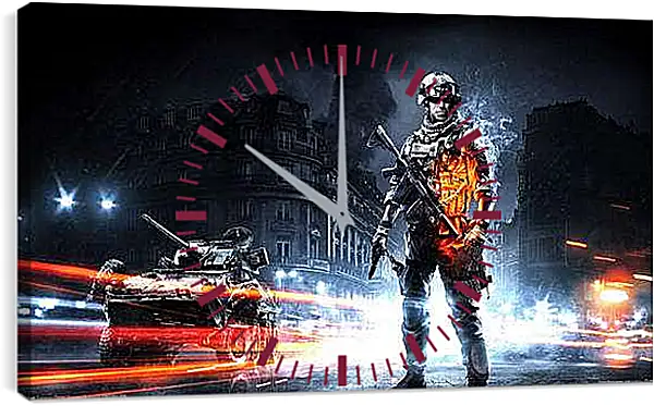Часы картина - Battlefield 3
