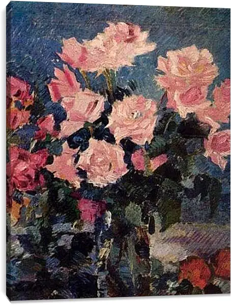 Постер на подрамнике - Розы. Коровин Константин