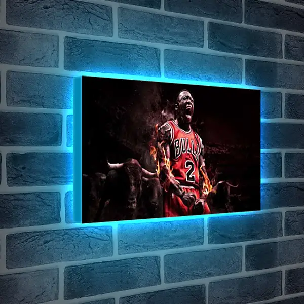 Лайтбокс световая панель - Чикагские быки