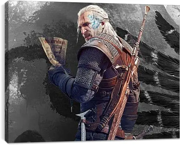 Постер на подрамнике - Ведьмак