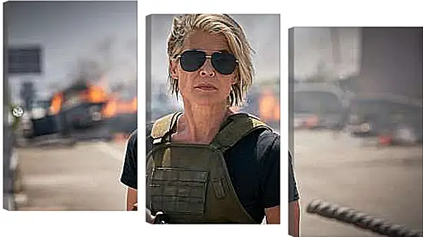 Модульная картина - Линда Гамильтон. Терминатор. Тёмные судьбы