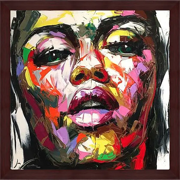 Картина в раме - Томный взгляд