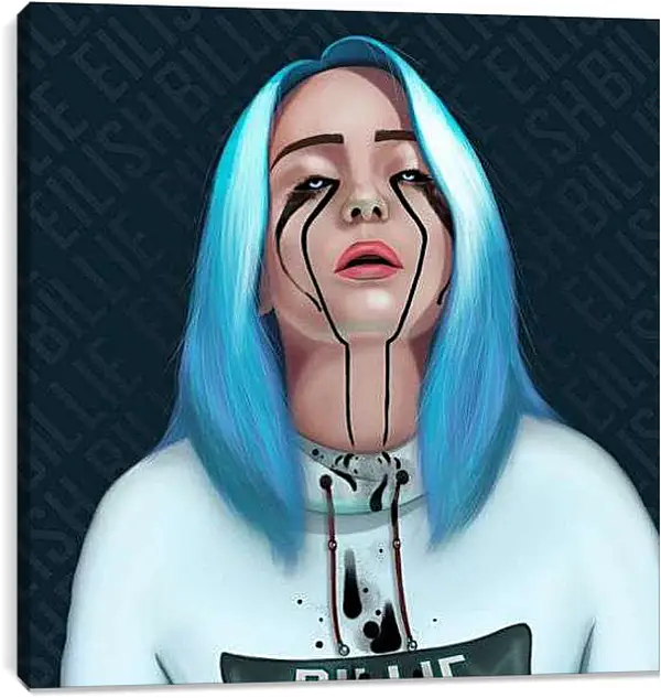 Постер на подрамнике - Билли Айлиш