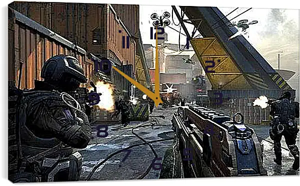 Часы картина - Call Of Duty: Black Ops II