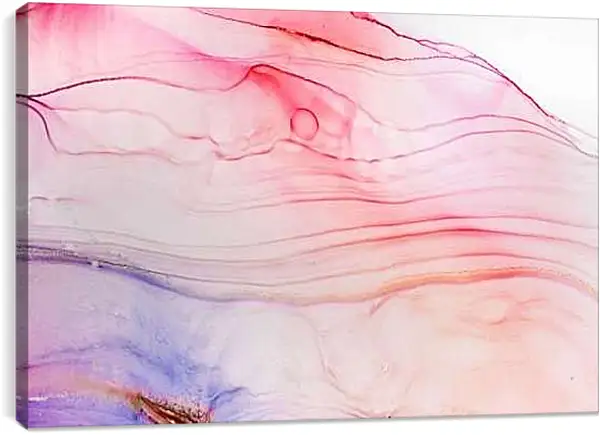 Постер на подрамнике - Abstract pink & blue1. Mari Dein