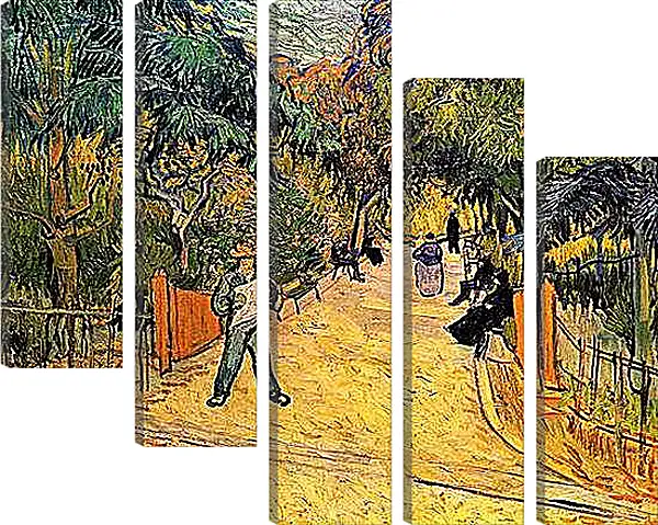Модульная картина - Entrance to the Public Park in Arles. Винсент Ван Гог