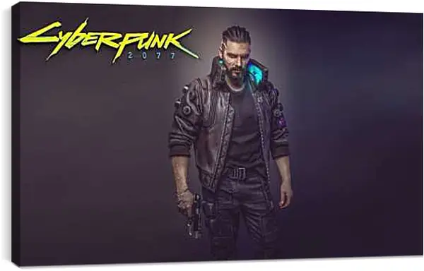 Постер на подрамнике - Cyberpunk 2077