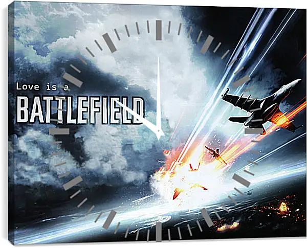 Часы картина - Battlefield 3