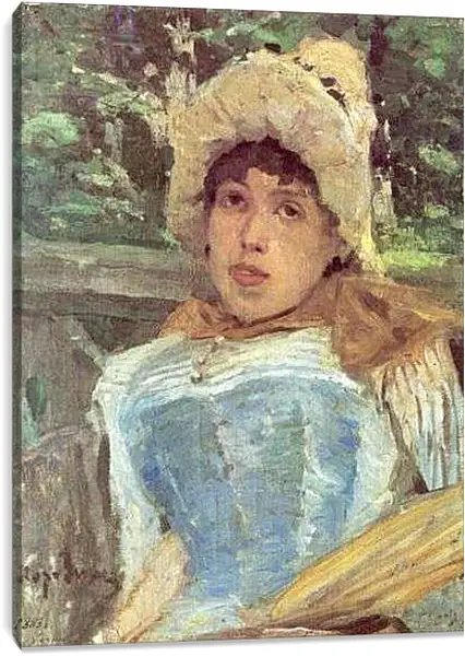 Постер на подрамнике - Портрет хористки. Коровин Константин