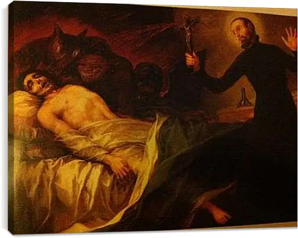 Постер на подрамнике - Святой Франциск. Франсиско Гойя