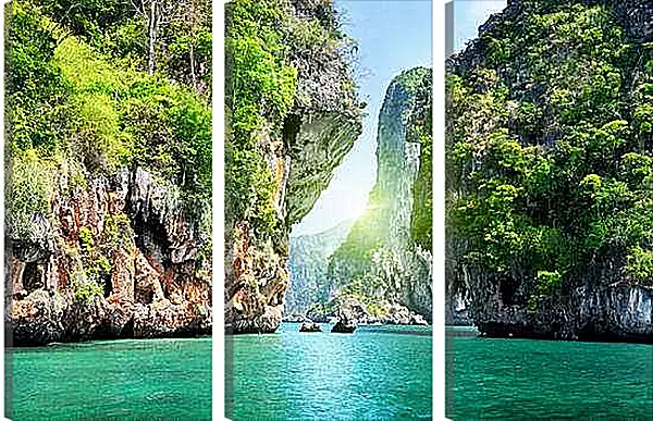 Модульная картина - Лагуна