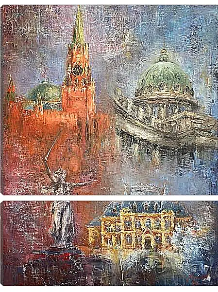 Модульная картина - Памятные места