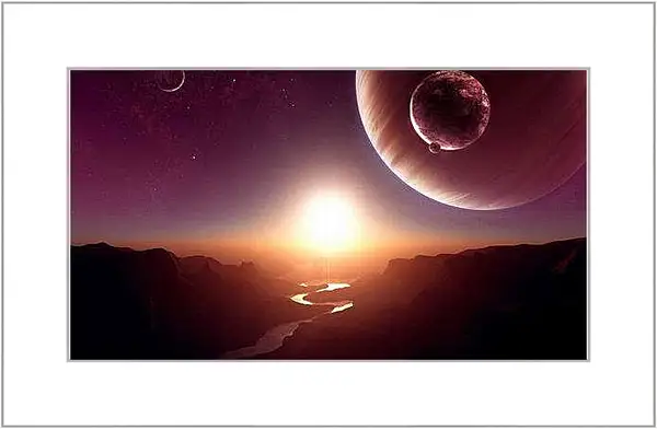 Картина в раме - Космос