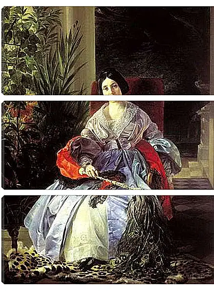 Модульная картина - Портрет светлейшей княгини Елизаветы Павловны Салтыковой. Брюллов Карл Павлович