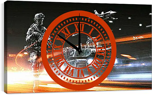 Часы картина - Battlefield 3