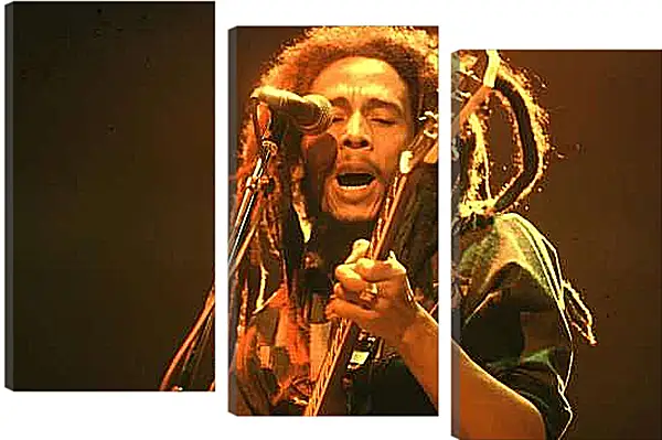 Модульная картина - Боб Марли. Bob Marley