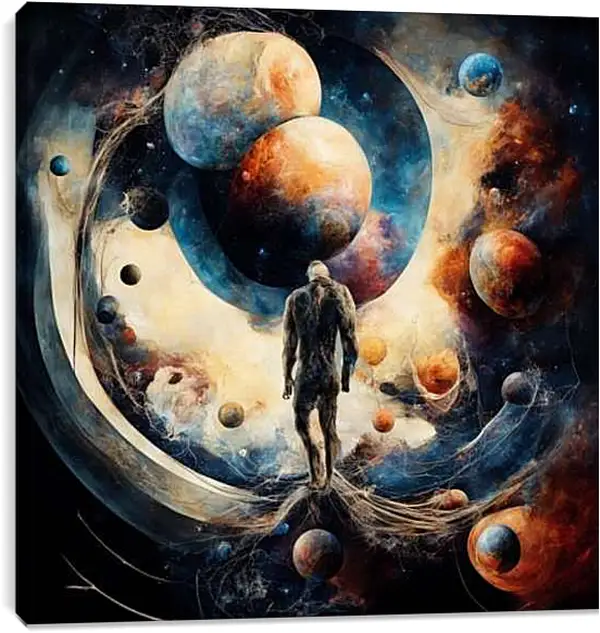 Постер на подрамнике - Путешественник по мирам 2