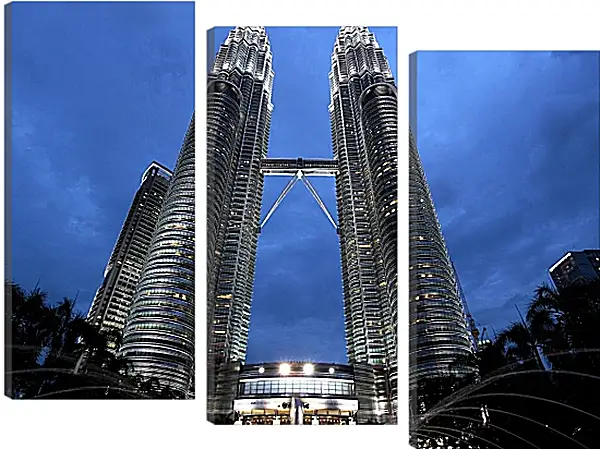 Модульная картина - Башни Петронас 2. Малайзия