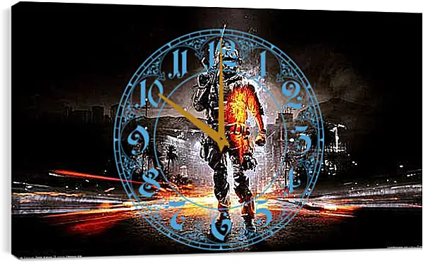 Часы картина - Battlefield 3