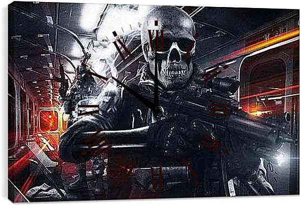 Часы картина - Battlefield