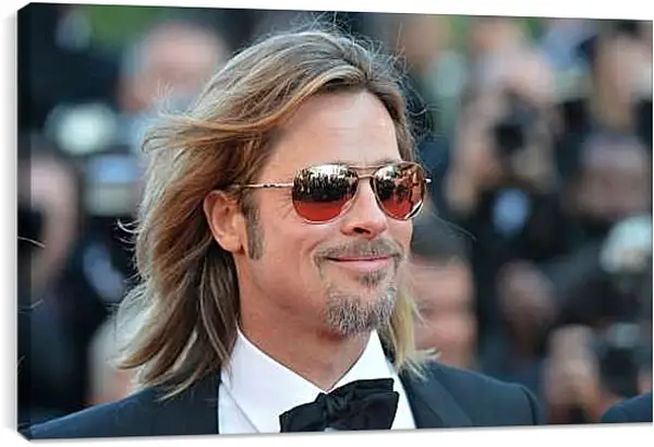 Постер на подрамнике - Брэд Питт. Brad Pitt
