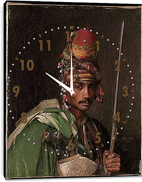 Часы картина - Bashi-Bazouk - Баши-базук. Жан-Леон Жером
