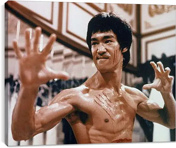 Постер на подрамнике - Брюс Ли (Bruce Lee)