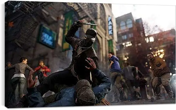 Постер на подрамнике - Watch Dogs